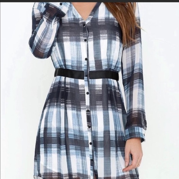 Jack by BB Dakota Dresses & Skirts - JACK BB Dakota Cahill Blue Plaid Dress Size Small